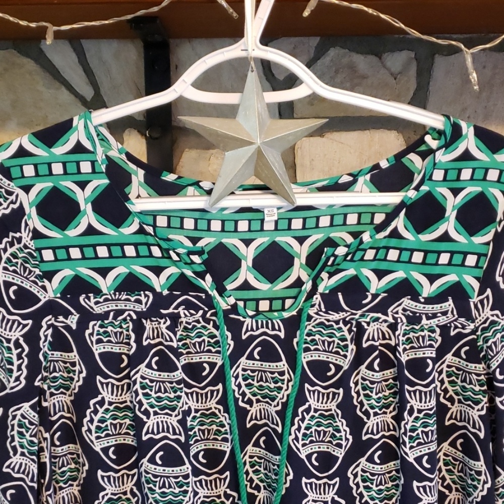 Crown and Ivy Fish Dress Sz XS - Picture 4 of 6
